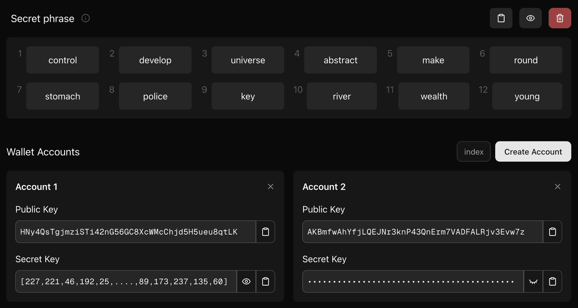 Solana Wallet Generator